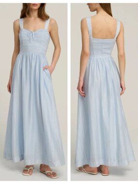 Favorite Daughter The Pretty Dress Striped Maxi New